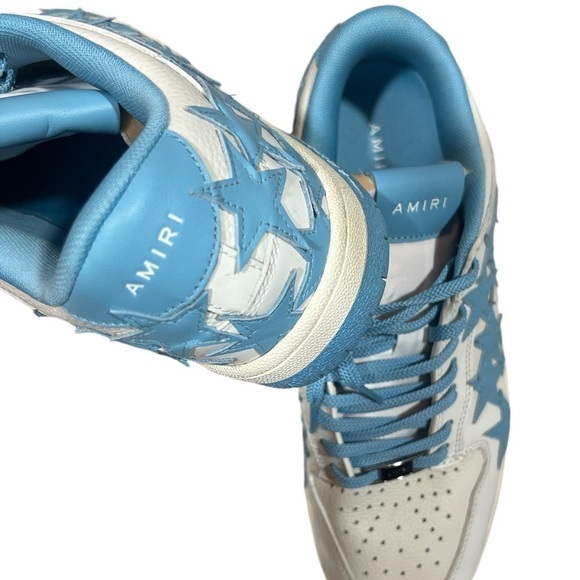AMIRI
Blue & White Stars Low Sneakers - Picture 8 of 9